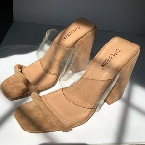 Cape Robbin Getaway Heeled Slides